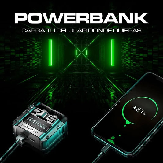 Audifonos inalámbricos gamer M25